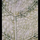 Cabbage leaf plate Barbotine