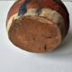 Kabyle Algerian pottery jar vase with polychrome geometric decorations