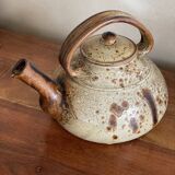 Pyrity sandstone teapot Signed JP