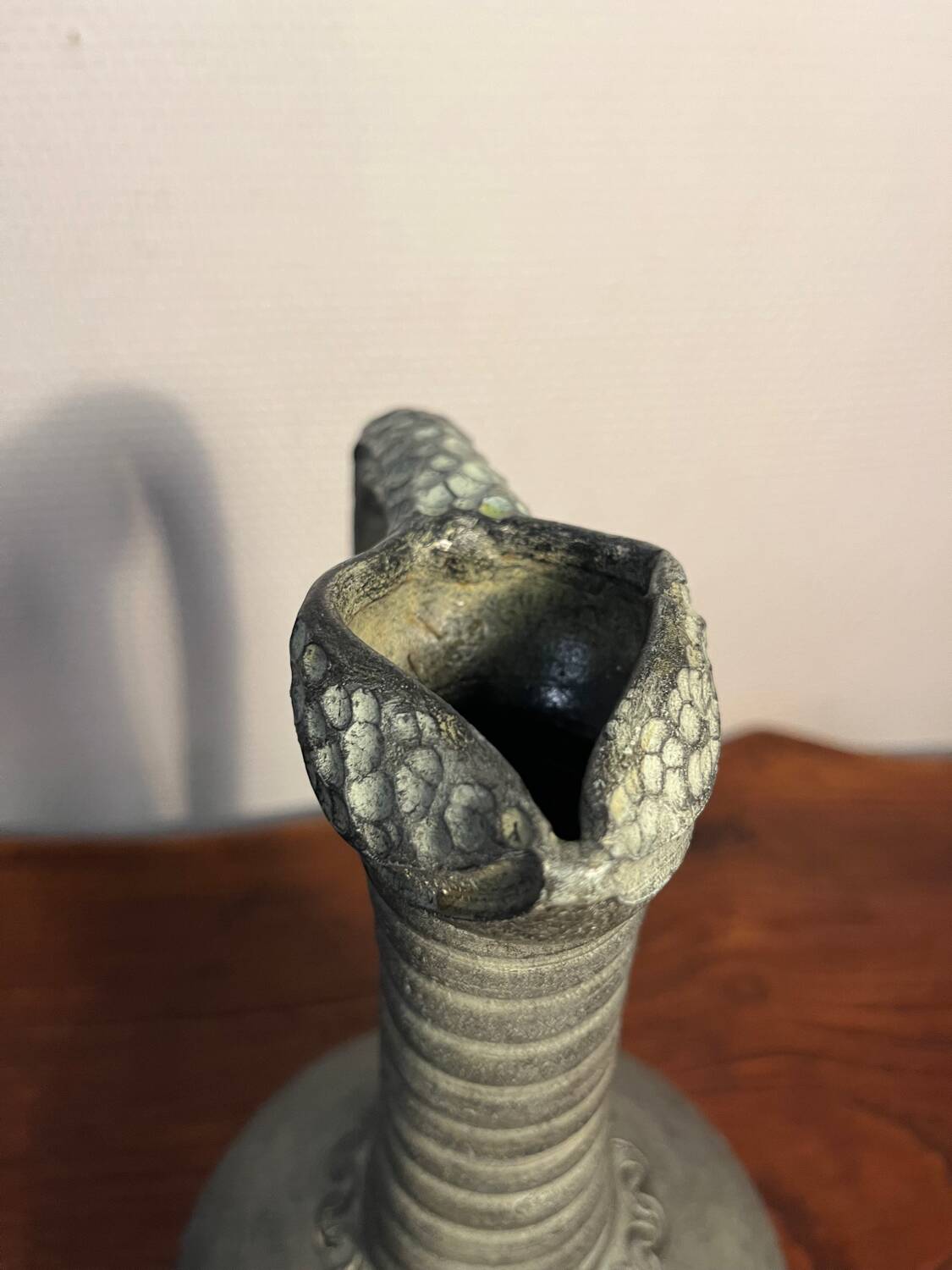 Partenon Spanish Ceramic Pitcher Vase