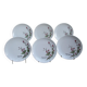 Fine porcelain dessert plates from Bavaria -botaniqu