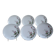 Fine porcelain dessert plates from Bavaria -botaniqu