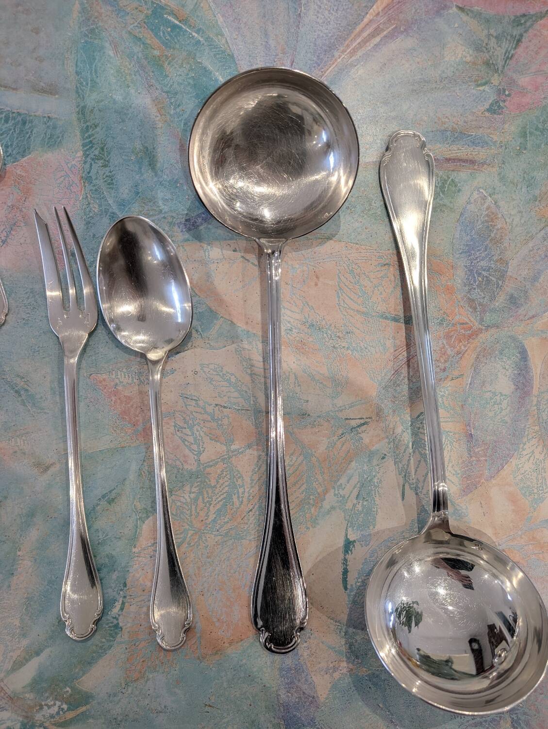Christofle cutlery set 72 pieces silver-plated metal