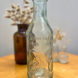 Bouteille de lait en verre vintage