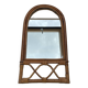 Miroir vintage en bambou
