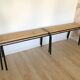 Former school bench from the 60s, adult model