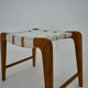 Tabouret Jan Vanek en chêne, Tchécoslovaquie