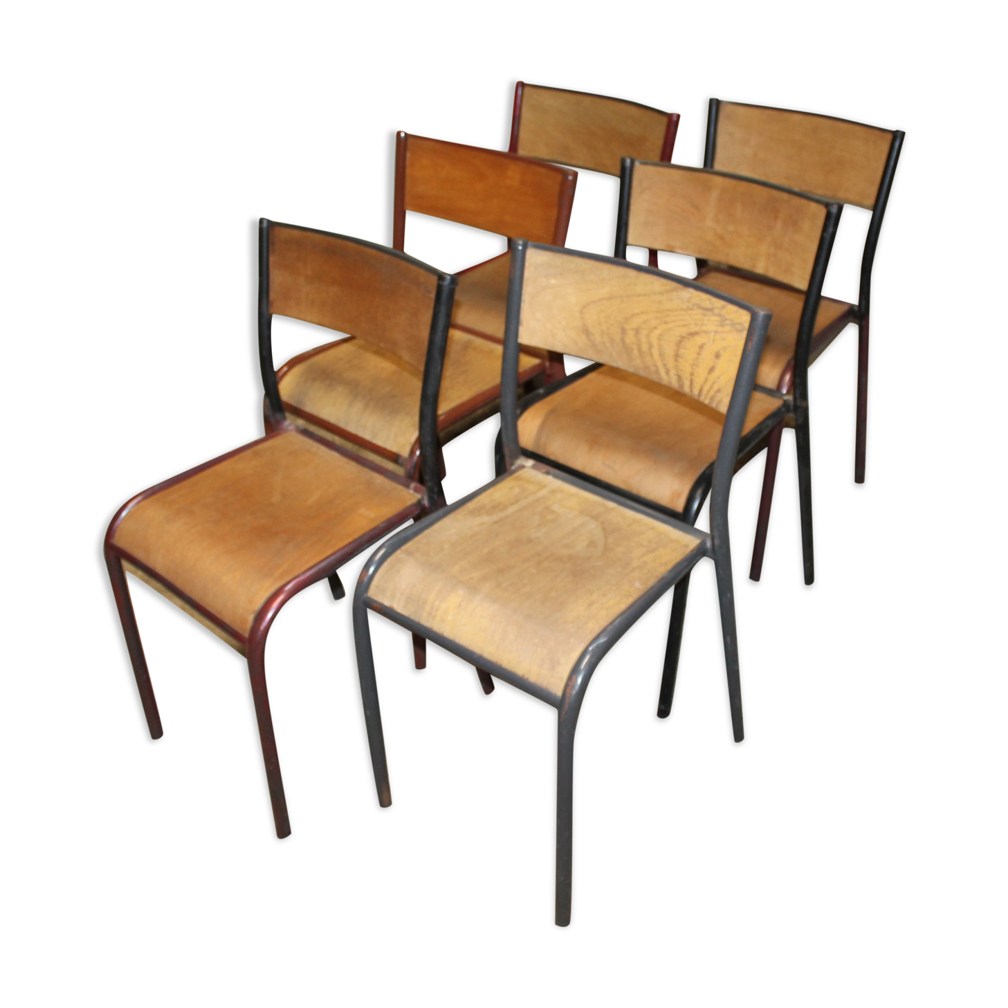 Lot of 6 Mullca chairs