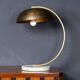 Vintage 20thc brass christian dell style table lamp c.1970