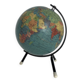 Vintage 1963 tripod terrestrial globe Taride Paris - 22 cm