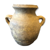 Morocco ceramic Berber pot with handles of the Rif 19th century