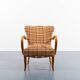 Sculptural Scandinavian Modern armchair, 1950’s