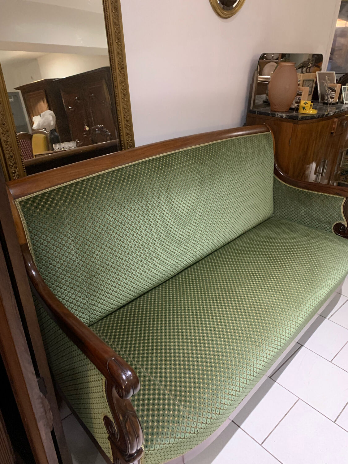 Restoration style sofa