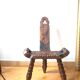 Brutalist Tripod Chair