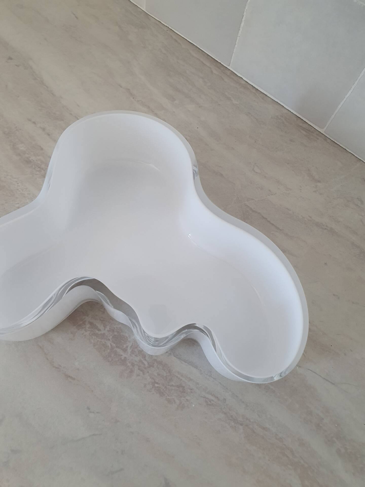 Aalto Alvar - Iittala / Opal glass bowl / Finnish design