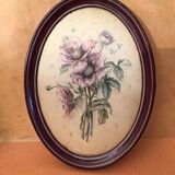 3 petits tableaux, avec les fleurs à l’honneur