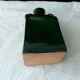 Vintage green vase with ears
