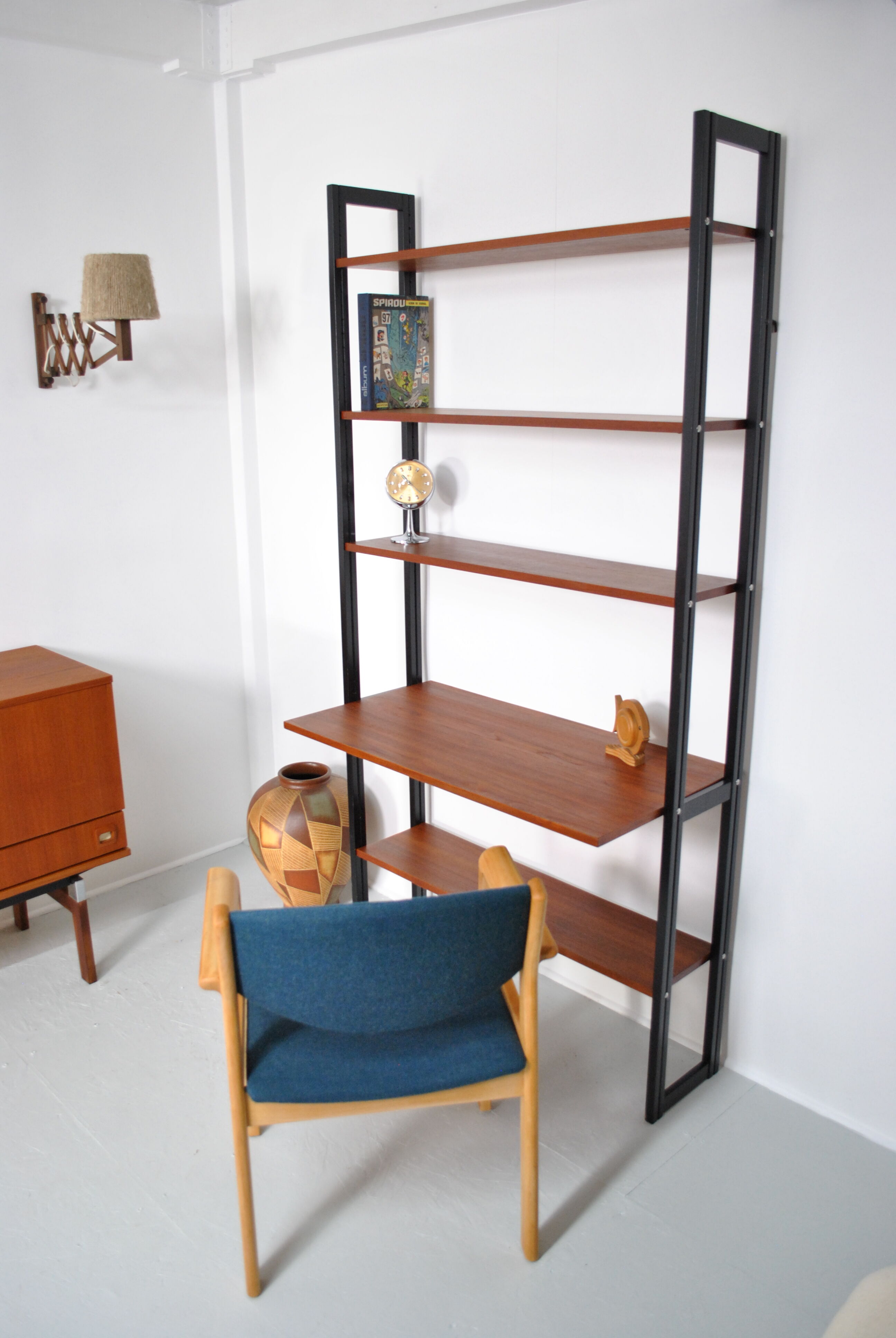Olli Borg bookcase shelf for Asko 1970