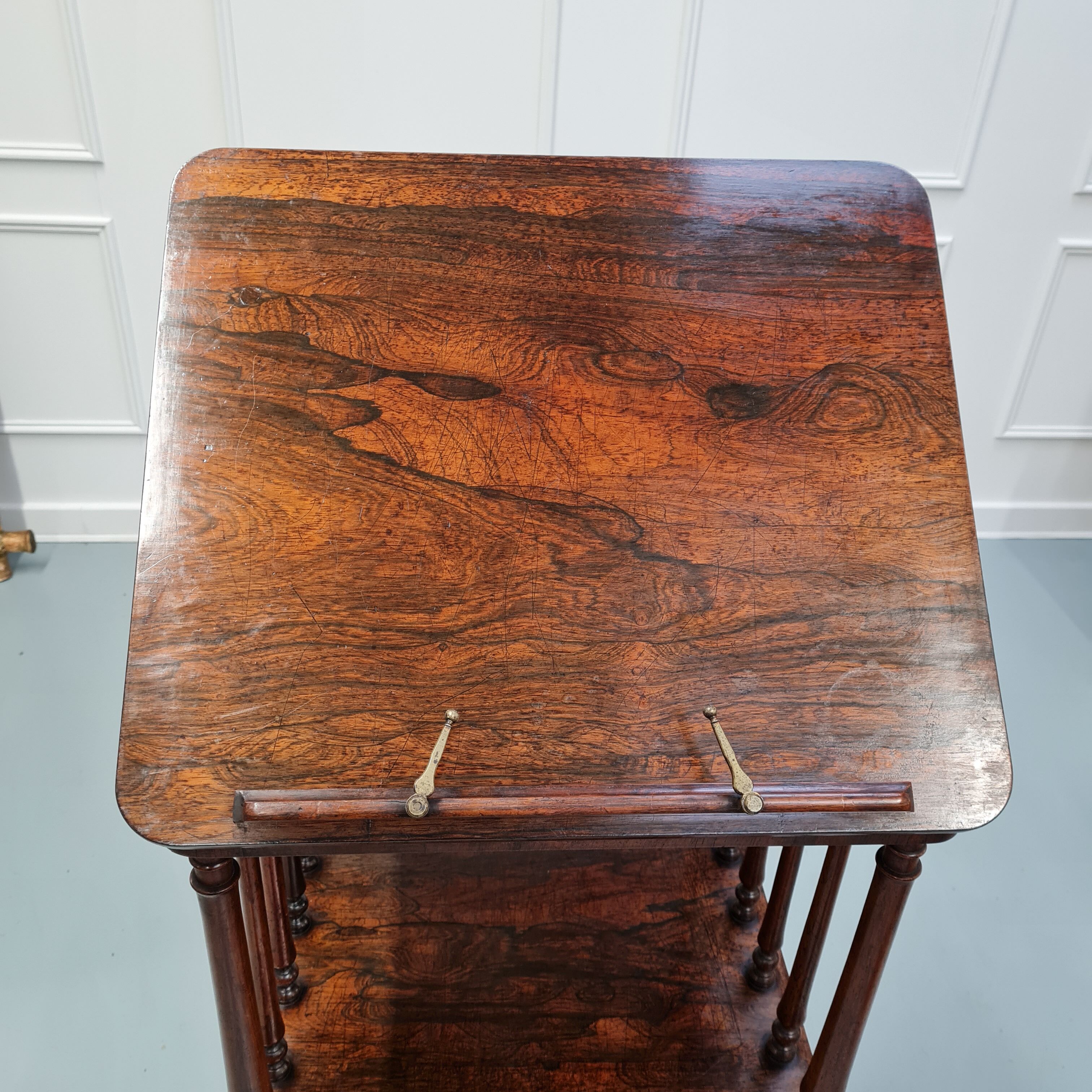 Antique rosewood whatnot c1840