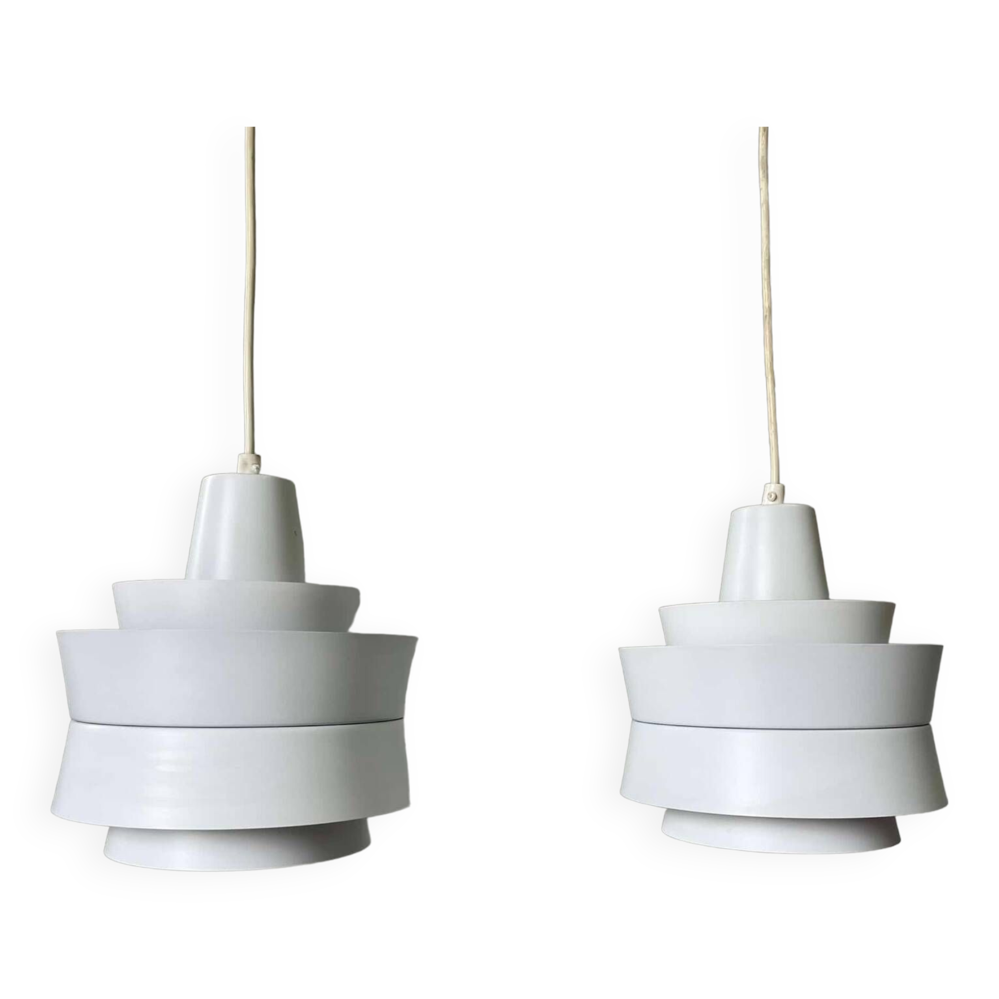 Set 2 vintage Carl Thore lamps