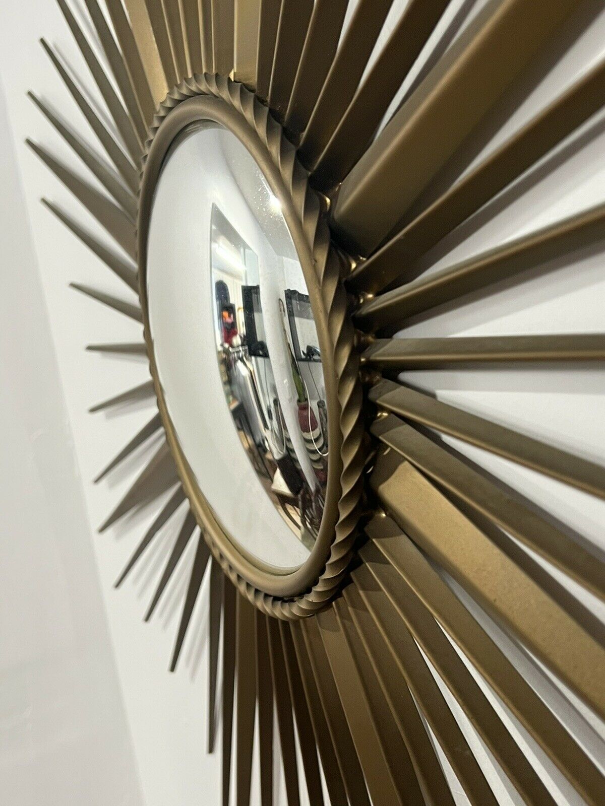 Curved mirror old witch's eye sun 86 cm