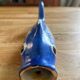 Rare old Chinese blue Koi Fish vase