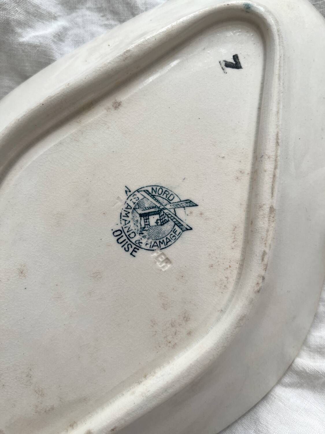 Ironware ramekin dish “Marie Louise” Saint Amand and Hamage