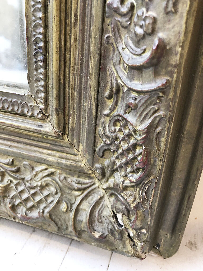 Mirror rosette Louis XVI 90x154cm