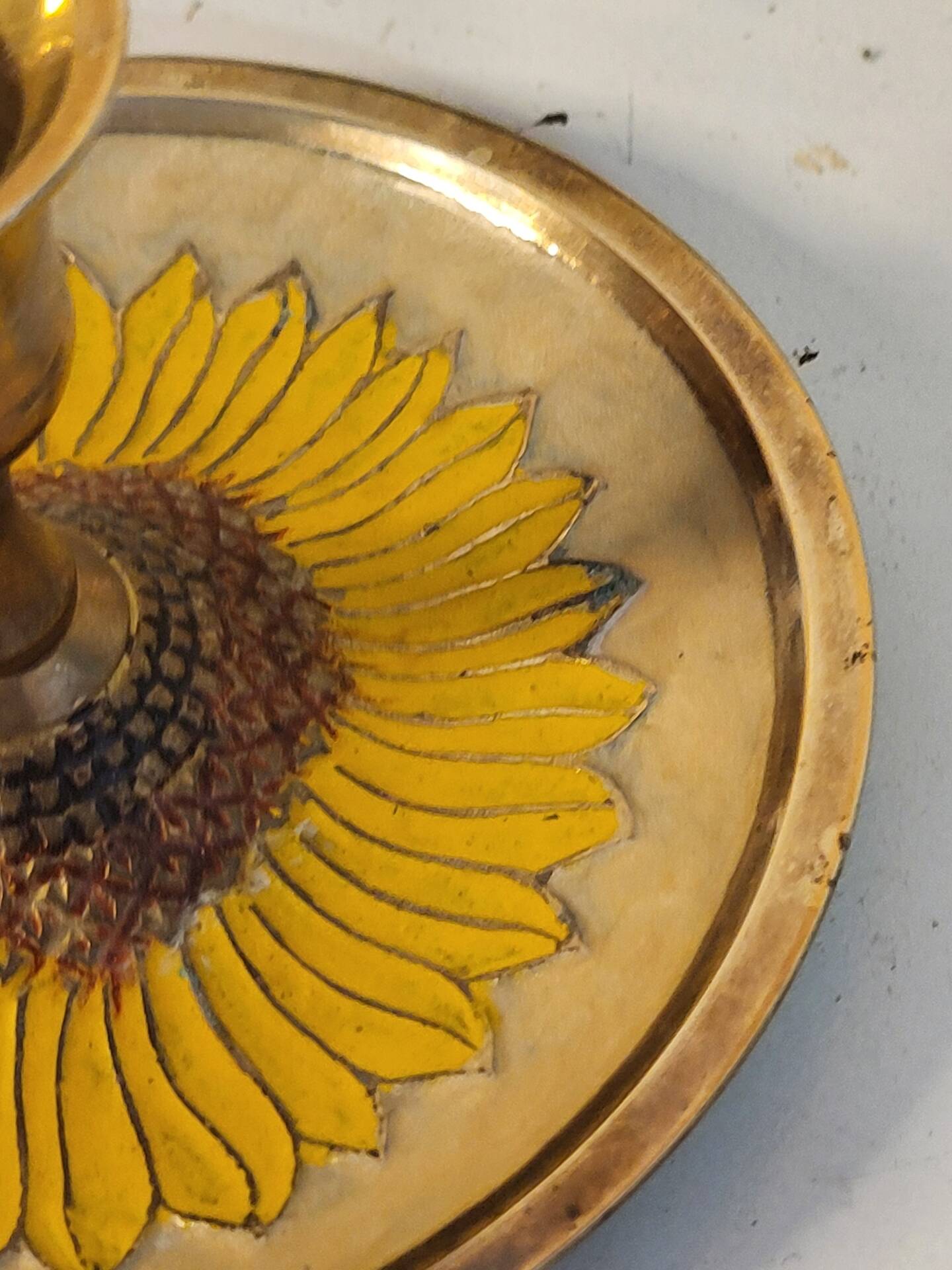 Sunflower candle holders