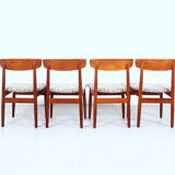 Danish Teak Dining Chairs from Viborg Stolefabrik, 1960s