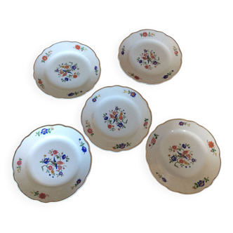 5 assiettes plates