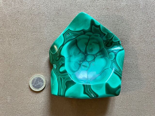 Malachite ashtray 50s