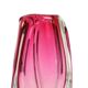 Small Purple Vase Val Saint Lambert René Delvenne Design 20cm