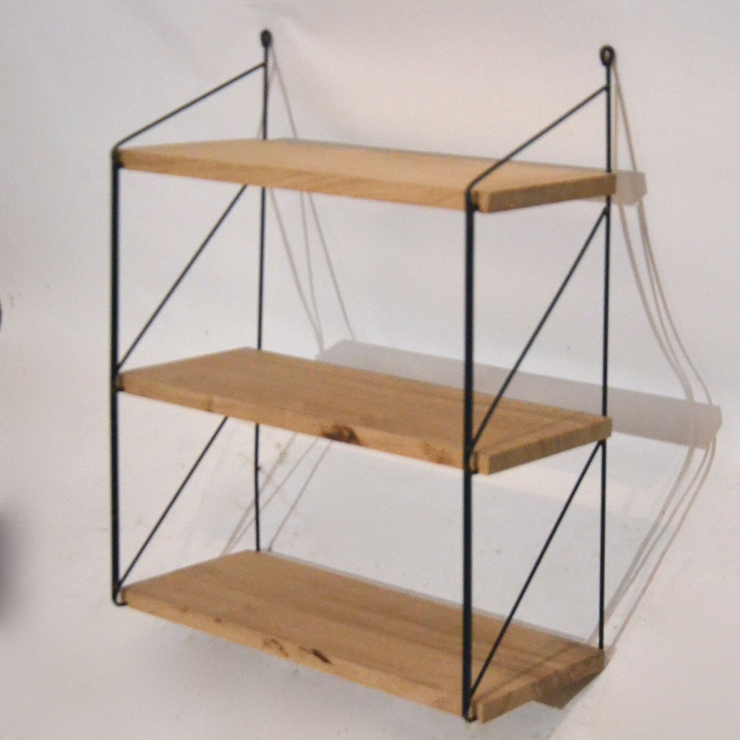 Wall shelf solid oak