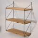 Wall shelf solid oak