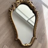 Angel wood mirror