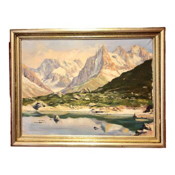 Chamonix, Albert Boulanger, Mountain Painting