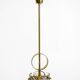Beautiful 1960s J.T. Kalmar Franken heavy Murano glass floral ceiling lamp