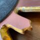 Vintage sun mirror in 60s/70s gold resin