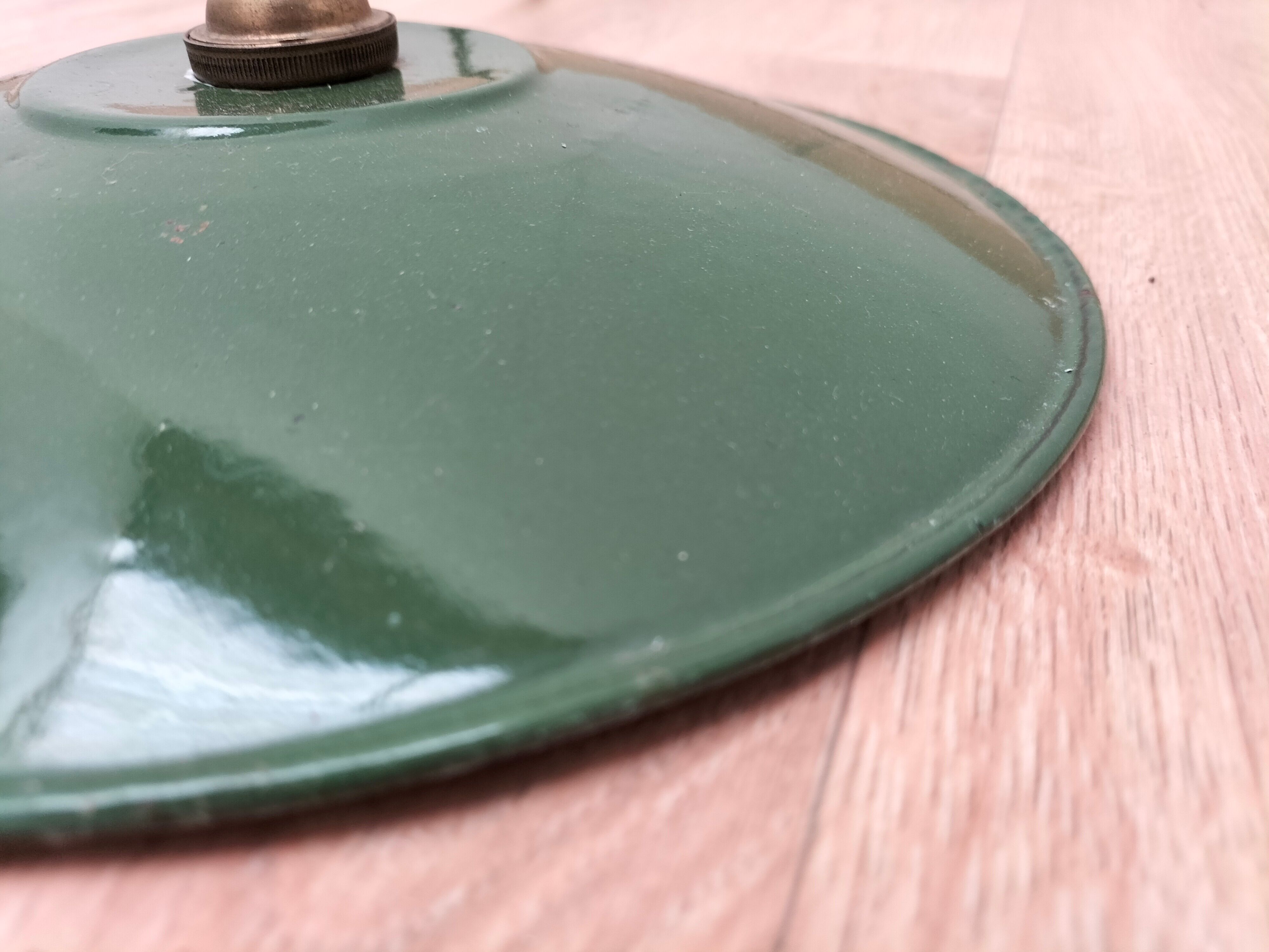 Set of 4 old pendant lamps