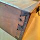 Jumping chest of drawers with 3 drawers in solid walnut, Restoration style.