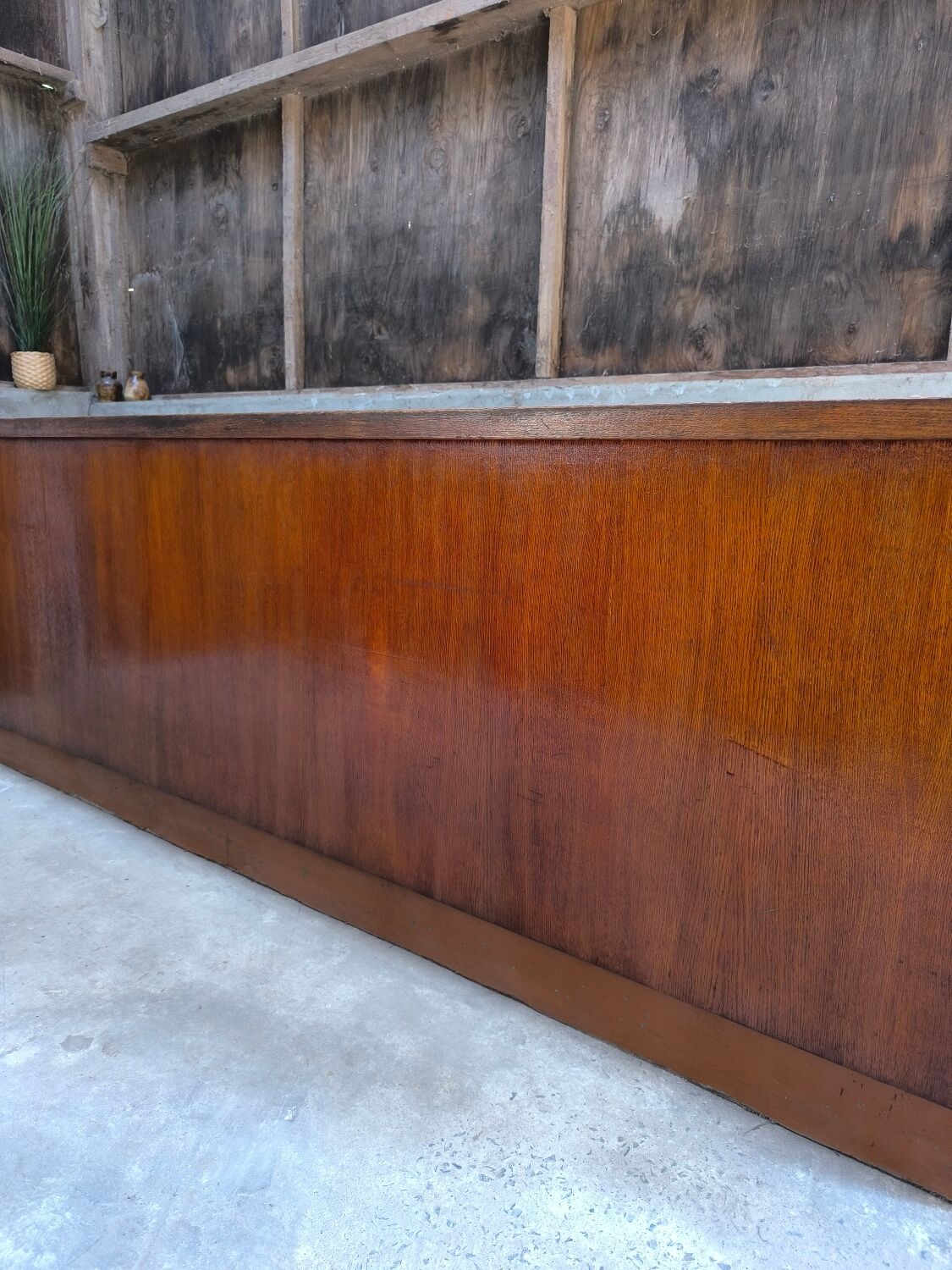 Ensemble de 2 comptoirs de magasin 1950