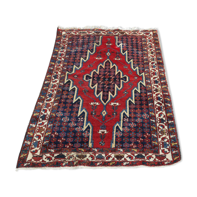Tapis ancien en laine fait main Mazlagan Iran 194 cm