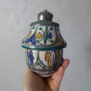 Ancient ethnic berber ceramics morocco filigree