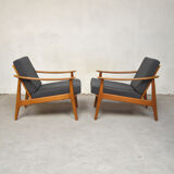Paire de fauteuils scandinaves, 1960s