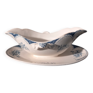 sauciere xixème en faïence,