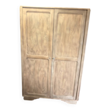 Parisian Art Deco wardrobe in natural wood