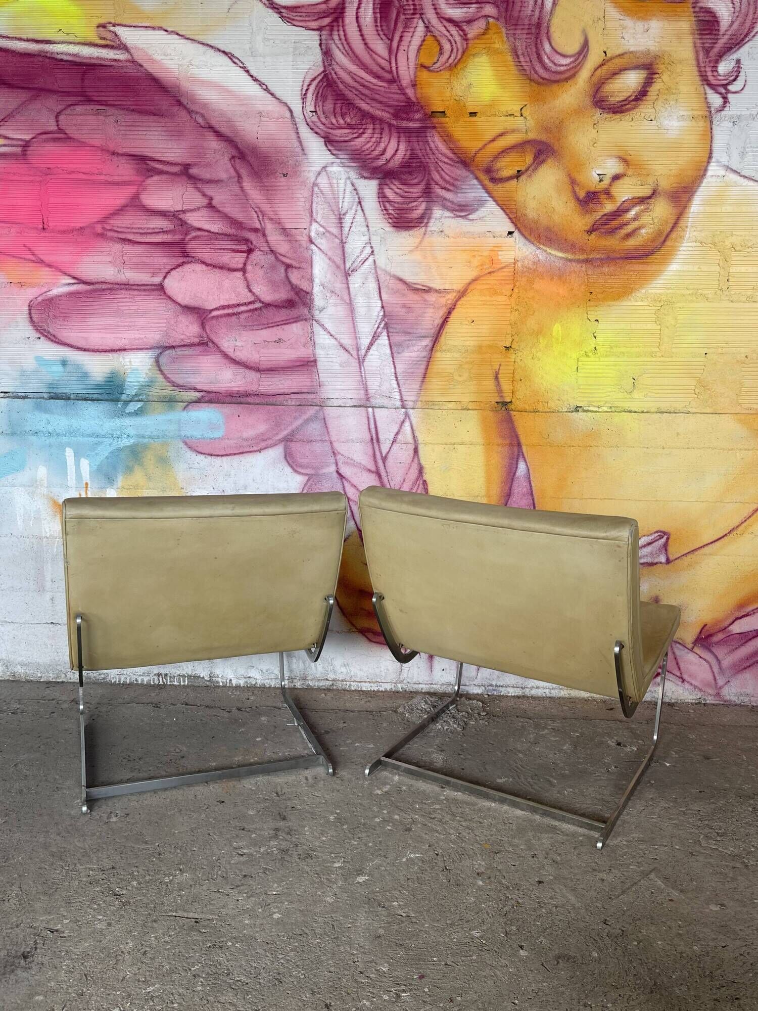 Rare pair of prototype armchairs by Erik Jorgensen.