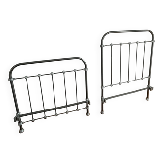 Renovated antique metal bed 90 x 190