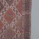 Vintage Turkish kilim, handwoven, 137x235 cm.